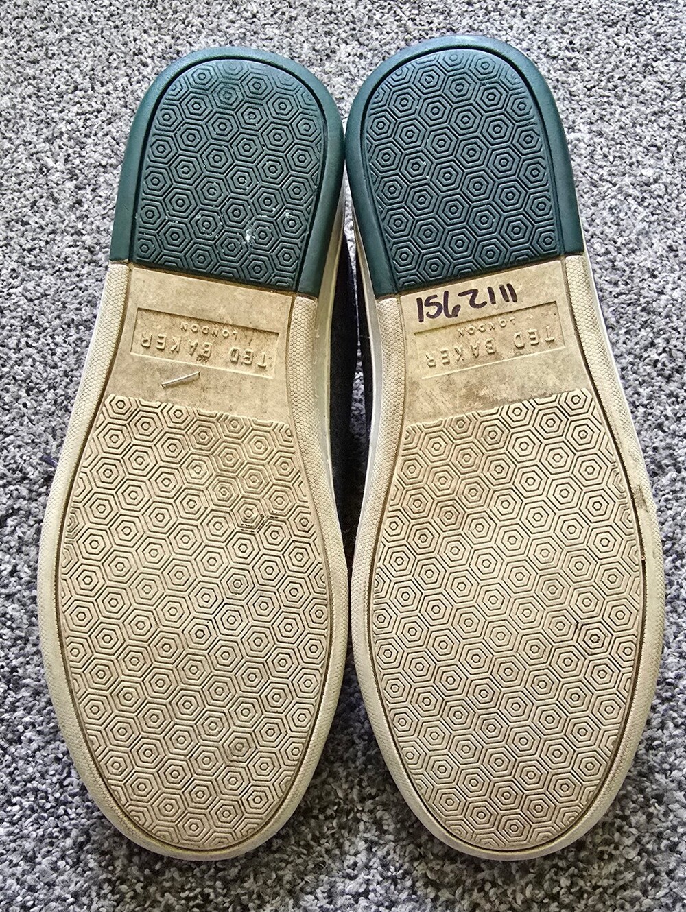 Ted Baker London Keeran Canvas & Leather Low Top Sneakers Women Size 7.5 - Picture 6 of 11